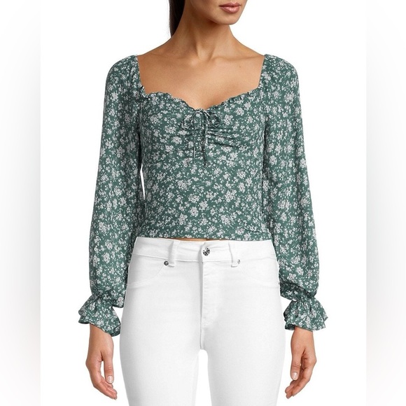 Tops - ASTR the Label Peasant Top Floral Print
